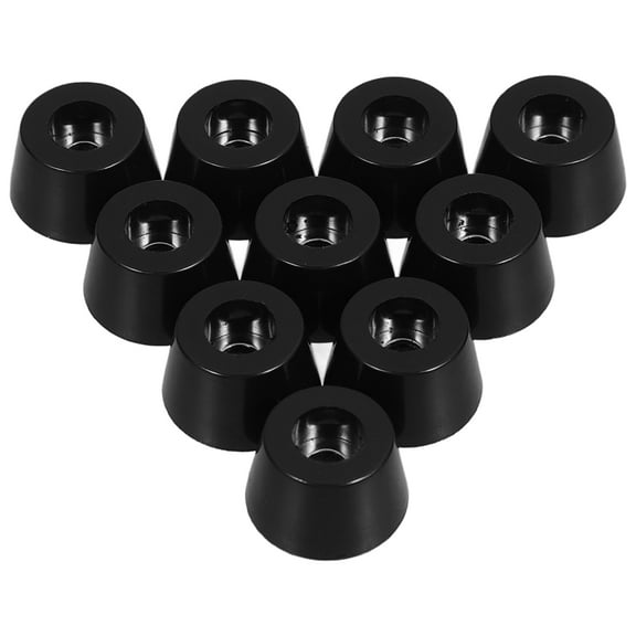 ibasenice Anti Vibration Pads Black Rubber for Washers and Dryers to Reduce Noise 10Pcs