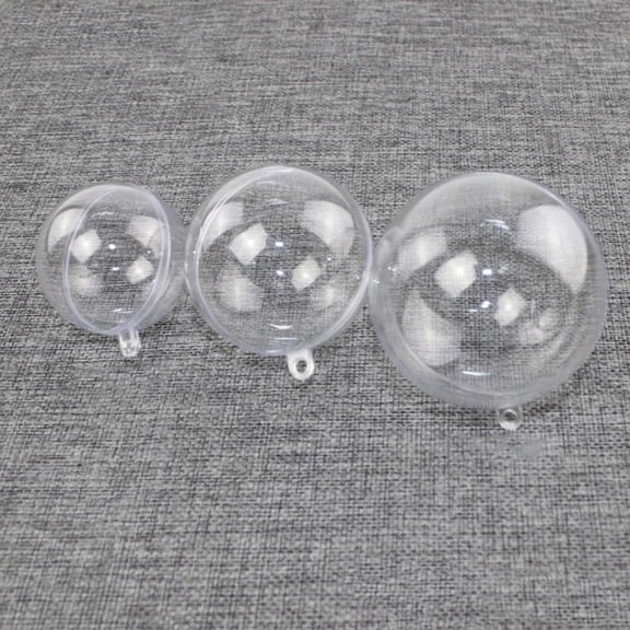 ibasenice 12Pcs Clear Balls for Decorations Bubble Ball Decoration Decorative Item Christmas