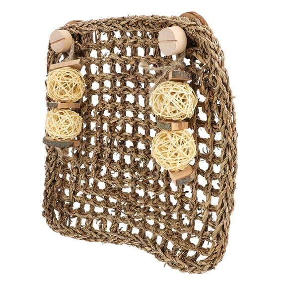 ibasenice 1PC Hamster Grinding Feet Mat Scratching Board Light Brown for Pet Shops