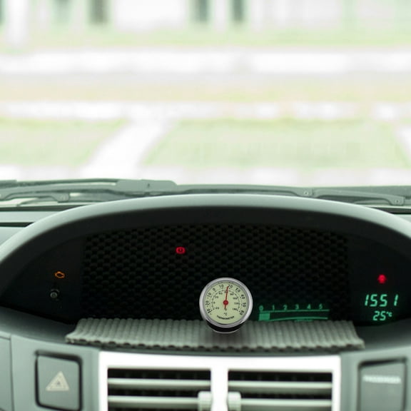 ibasenice Auto Thermometer with Temperature Difference Display and Easy Installation for Vehicle