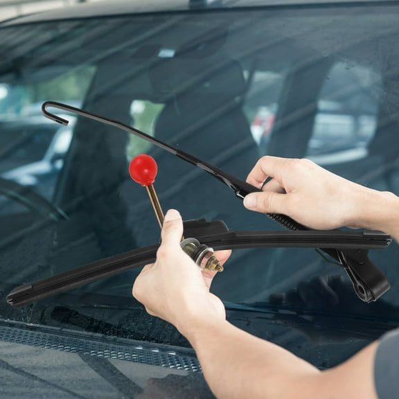 ibasenice Manual Hand Operated Windshield Wiper Black Kit for Utv Atv Motorcycle Accessories