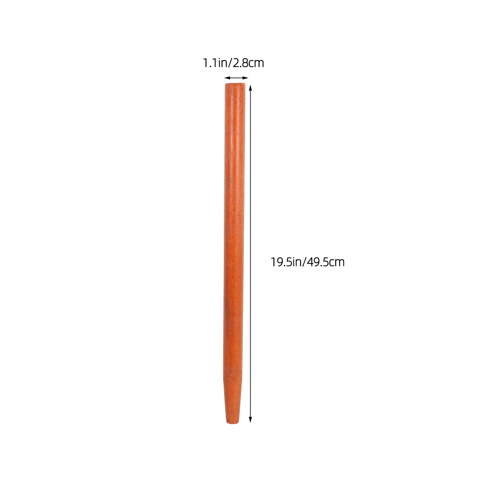Replacement Rake Ends ibasenice 1Pcs Rake Handle Replacement Wood Dark Red for Agricultural ...