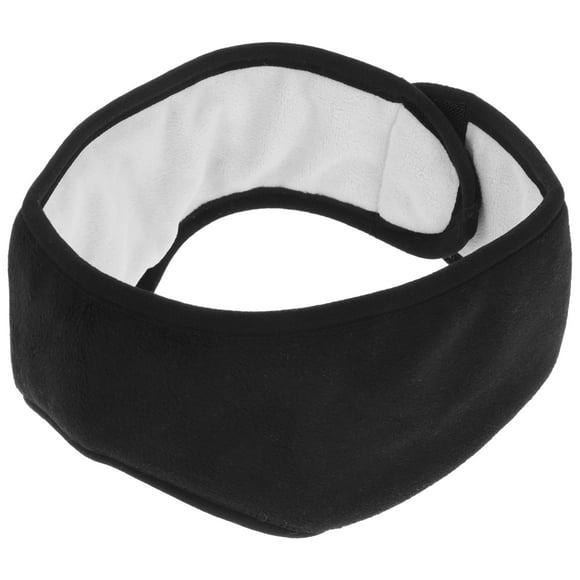 ibasenice 1Pcs Winter Headband Earmuffs Velvet Black Warm Earmuffs For Long Distance Travel
