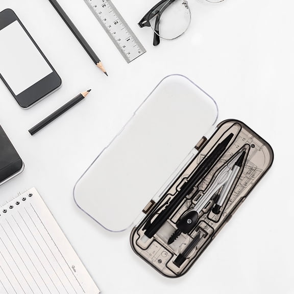 ibasenice Multifunctional Drafting Tool Set with Protractor, Compass, and Triangle Board for Office, School, and Architecture Use