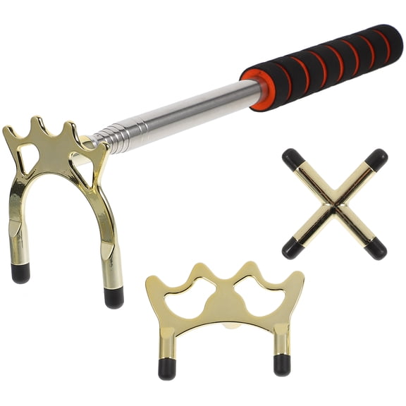 ibasenice 1Set Portable Metal Pool Bridge Stick Bridge for Pool Accessories Fits Most Cue Sticks
