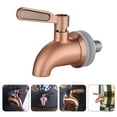 thumbnail image 1 of ibasenice Stainless Steel Outdoor Spigot Faucet Set with Water Control Valve, Golden Finish for Home and Garden Use, 1 of 1