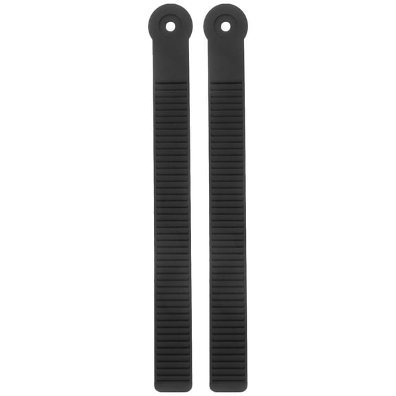 ibasenice 2Pcs Durable Black Plastic Skate Buckle Straps for Roller Skates and Snowboard Bindings