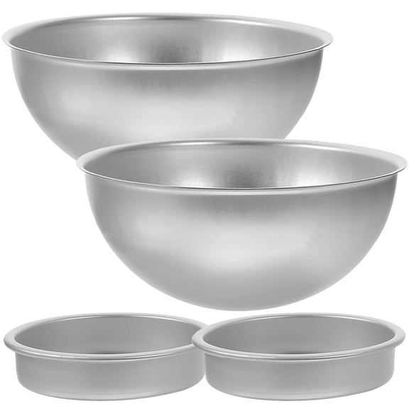 ibasenice Aluminum Alloy Baking Mold Set of 2, Baking Tools for Home Use and Family Gatherings, Fan Gear Design