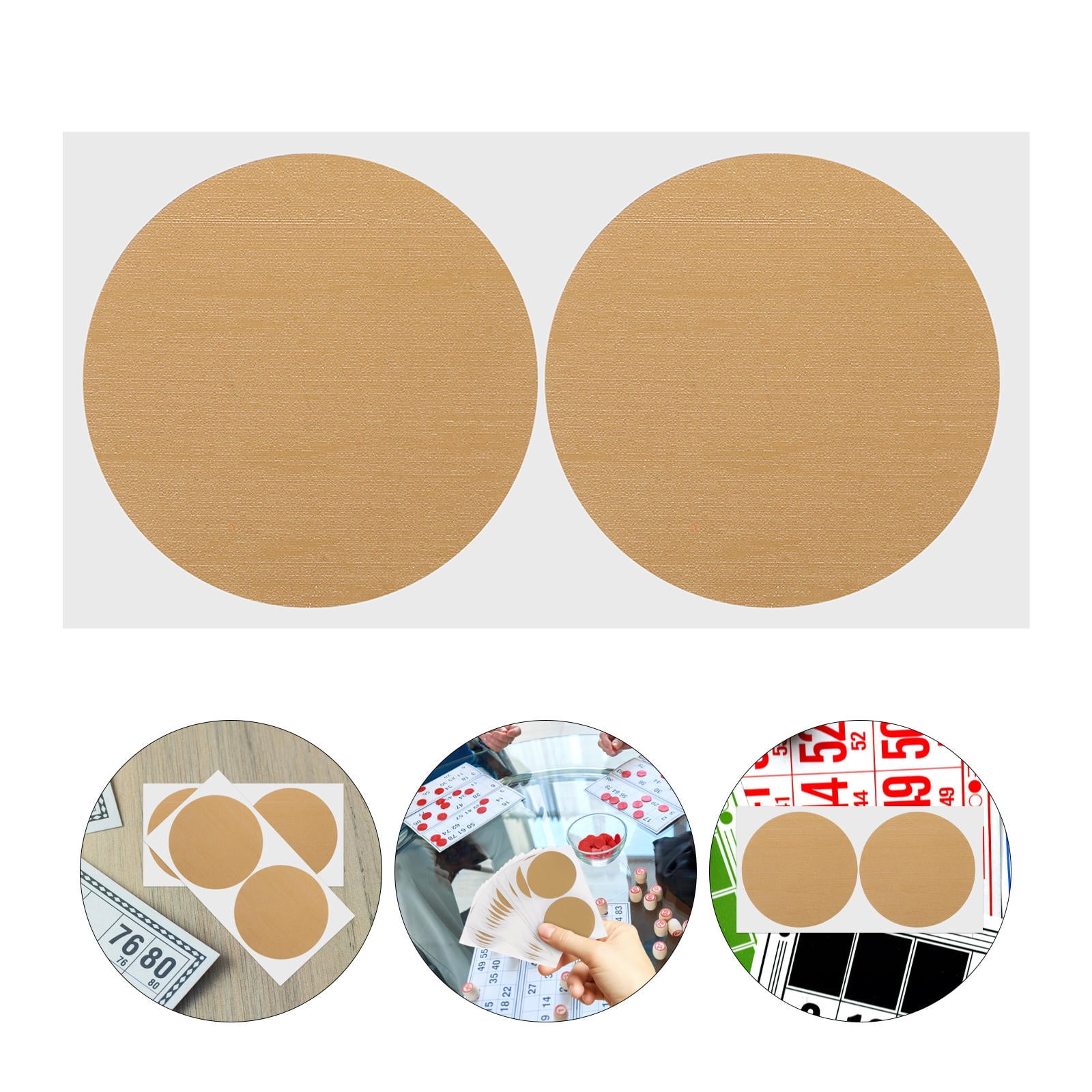 ibasenice 20 Sheets Round Scratch Off Stickers for DIY Raffle Cards ...