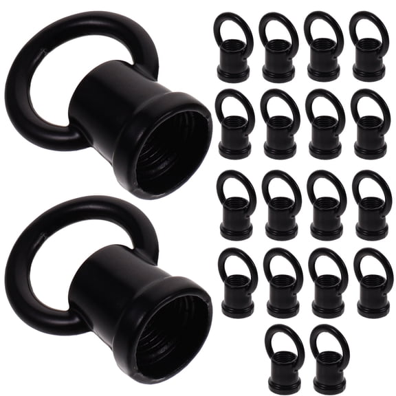 ibasenice 20Pcs Drywall Ceiling Hook Eye Nuts Zinc Alloy Fixing and Securing Ceiling Lights for Homeowners