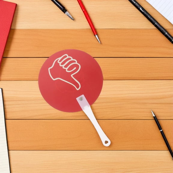 ibasenice 20Pcs Thumbs Up Thumbs Down Voting Paddles for Classroom Instant Feedback Signs