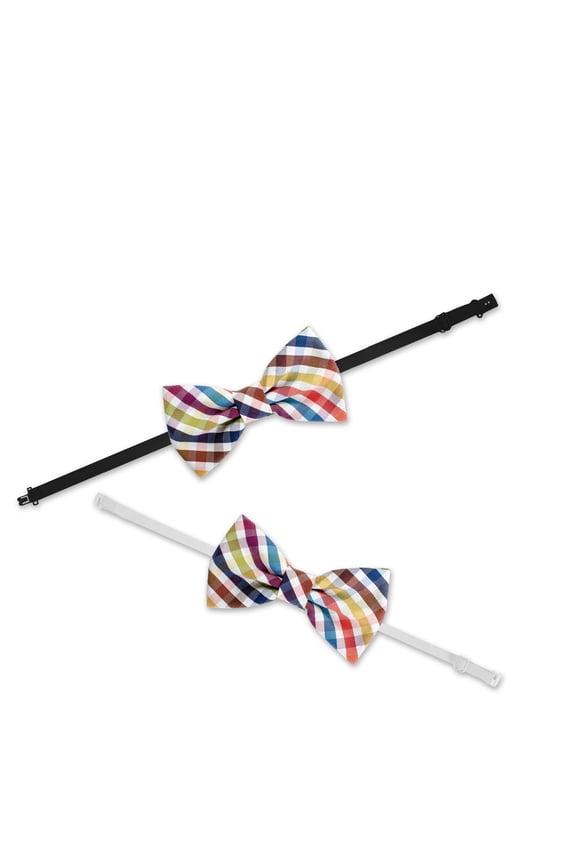 20pcs Fashion Accessories Bow Tie Strap For Women Adjustable Elastic Neckwear In Assorted Color