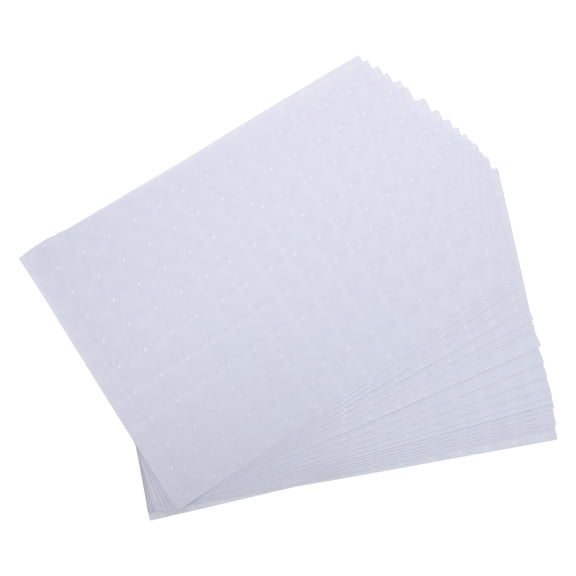 ibasenice 25Pcs PVC Cold Laminating Film White Transparent Protective Sticker Film for Photo Display and Guard