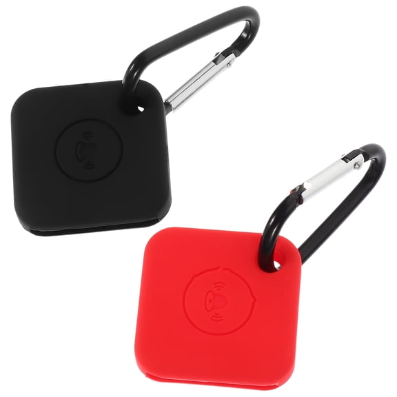 ibasenice 2-Pack Black Silicone Protective Case for Tile Mate Pro 2020 with Build and Easy Carry Clip