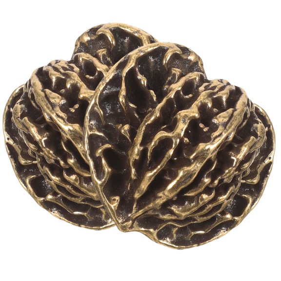 ibasenice 2Pcs Chinese Brass Walnuts Handballs for Adults Strength and Flexibility Exercise