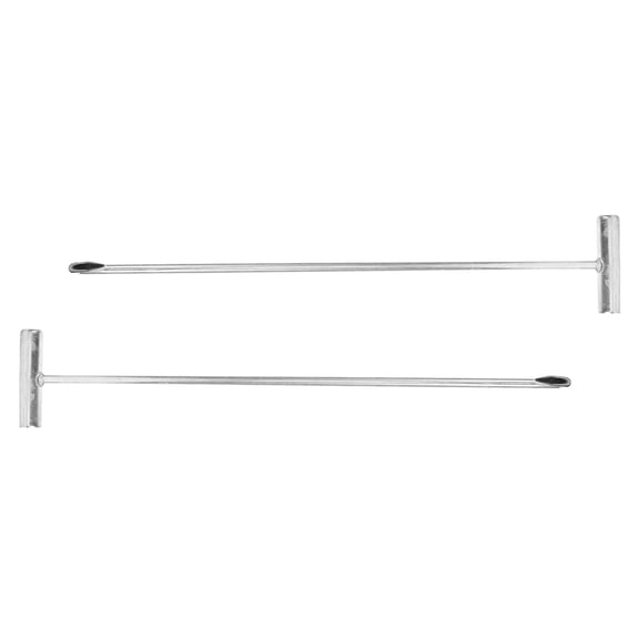 ibasenice 2Pcs Drain Lift Hook Iron Manhole Cover Hook Tool for Maintenance