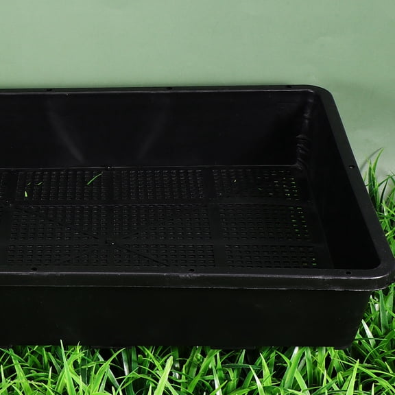 ibasenice 2Pcs Growing Devices Black Plastic with Dense Holes for Ventilation and Easy Rooting in Home Gardening