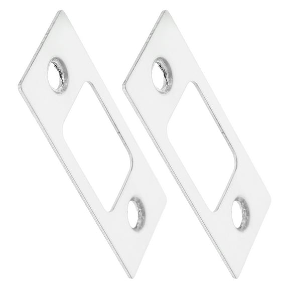 ibasenice 2-Pack Stainless Steel Door Hole Cover Plates for Easy Installation and Enhanced Door Security