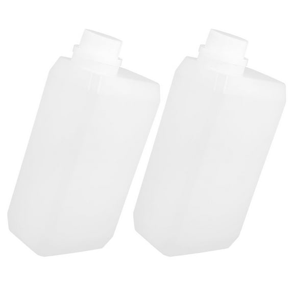 ibasenice 2Pcs Hdpe Empty Bottles with Lids Side Mouth Containers for Liquids Safe Storage