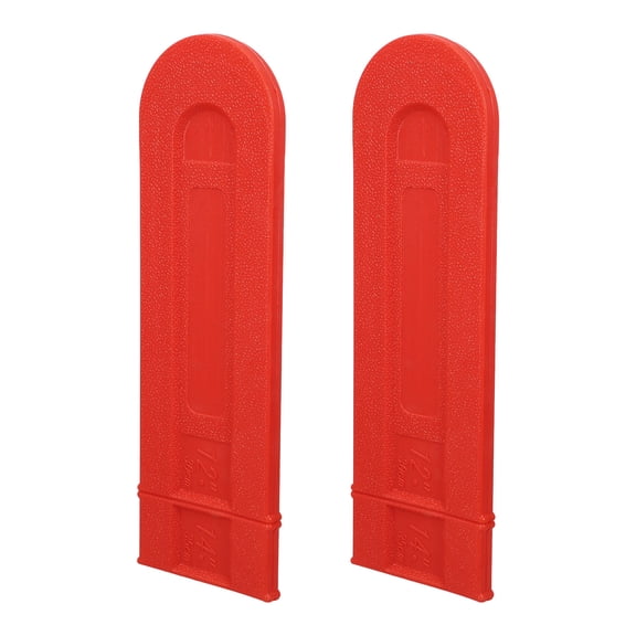 ibasenice 2Pcs Orange Durable Chainsaw Scabbard Guard Protective Cover for Bar and Chain Storage Transport