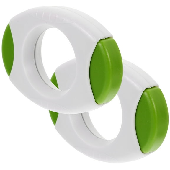 ibasenice 2Pcs Egg Opening Device Eggshell Breaker Green ABS for Removing Egg Shells Home Cooks