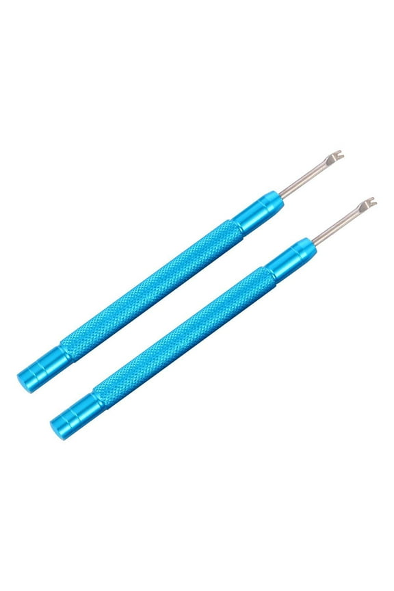 2Pcs Blue Watch Removal Tool with Non Slip Handle Durable Metal Watch Hand Puller for Band Repair