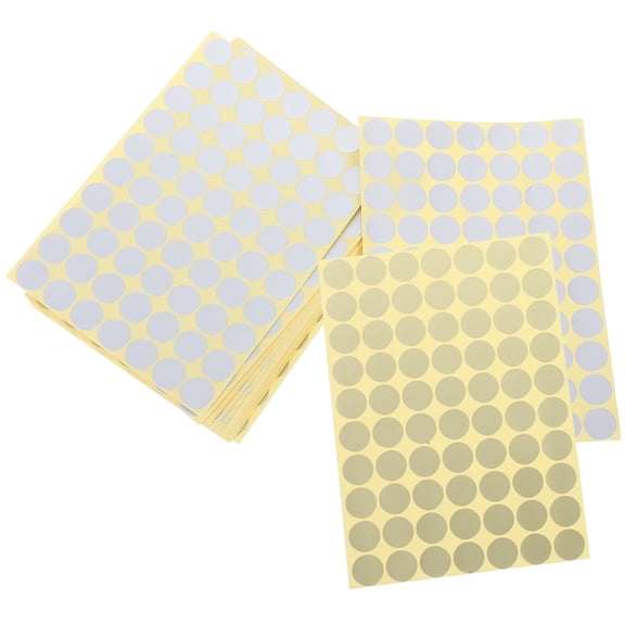 ibasenice Round Sticker Labels, Adhesive Dot Labels for Color Coding, Marking Books, DVDs, Yard Sale Pricing and Organization