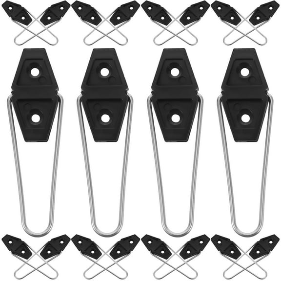 ibasenice 30Pcs Frame Support Bracket Iron Black Simple Structure for Studio Use