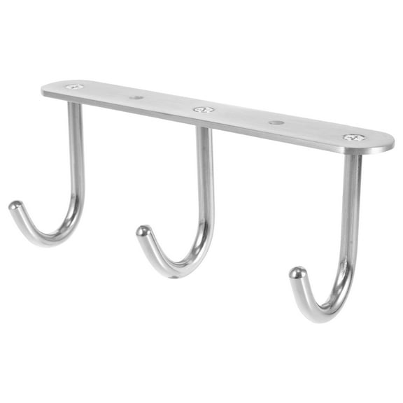 ibasenice Kitchen Under Cabinet Mug Hanger Metal Drying Rack with Easy Installation and Reusable Hooks