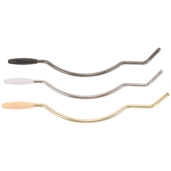 ibasenice 3Pcs Electric Guitar Tremolo Bar Vibrato System Whammy Bar with Adjustable Curved Arm Assorted Colors