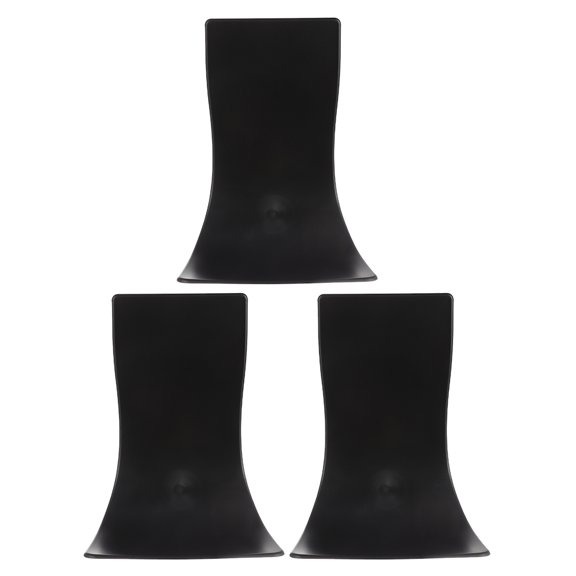 ibasenice 3pcs Liquid Soap Drip Tray Black for Stop Accidental Drops Families Daily Use