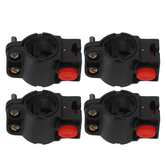 ibasenice 4Pcs Compact Bike Lock Mount Stand with Easy Tool-Free Installation for Bicycle Safety Use