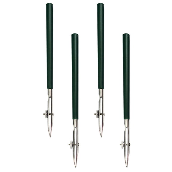 ibasenice 4Pcs Cross Hinged Drawing Tool Pen Green Alloy for Clean Straight Lines