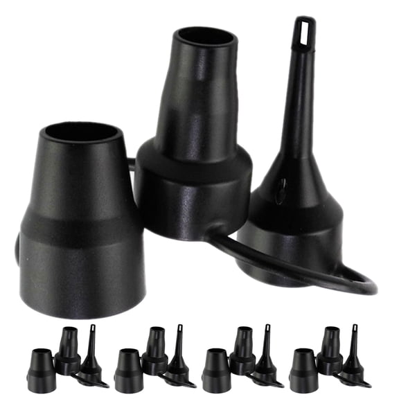ibasenice 5 Sets Electric Air Pump Nozzles Three Piece Set for Air Mattress