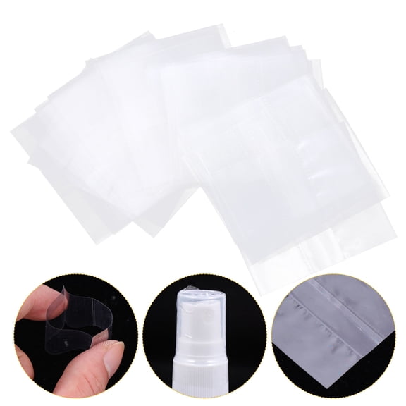 ibasenice 500 Pcs PVC Shrink Wrap for Tamper Evident Safety Seal Clear Heat Shrink