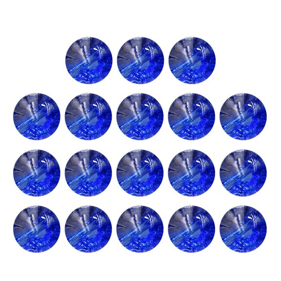 ibasenice 50Pcs Blue Crystal Buttons Eco-Friendly Durable Clothes Buttons for DIY Sewing Jackets Hats Jeans Accessories
