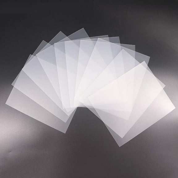 ibasenice 5-Pack Transparent Plastic Drawing Stencils for Kids Crafting and Art Projects, and Reusable Sheets