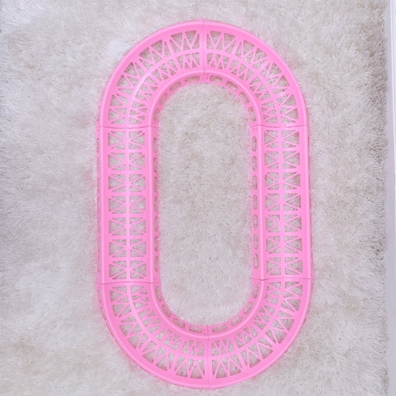 ibasenice 6-Pack Hamster Exercise Roller Track for Small Pets Indoor Activity and Training Toy