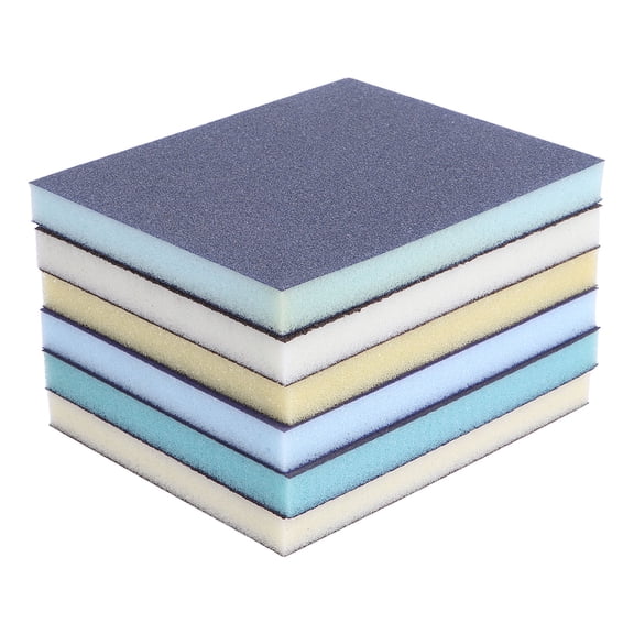 ibasenice 6Pcs Lightweight Grinding Sponge Polishing Blocks Multipurpose Durable Tool for Floors Wood and Appliances