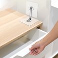 ibasenice 8Pcs No Drill Furniture Anchors, Transparent Adhesive Anti ...