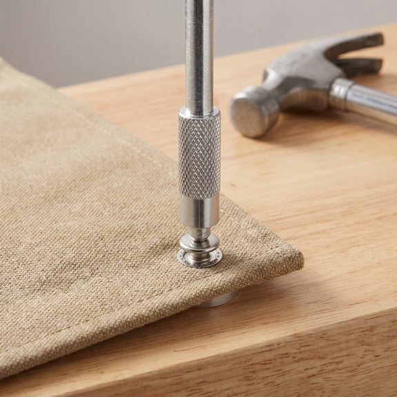ibasenice 90Sets Heavy Duty Canvas Snaps Kit Rust Free Stainless Steel Snap Buttons for Sewing