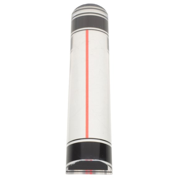 ibasenice Acrylic Magnifying Ruler for Reading Transparent Strip with Sliding Marker for Precise Measuring