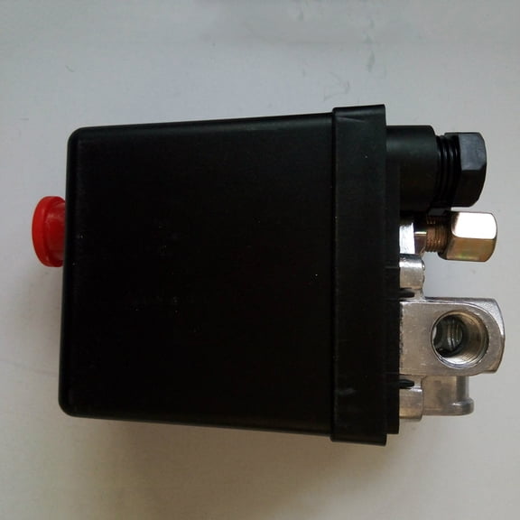 ibasenice Black Vertical Air Compressor Pressure Controller Switch with Four Port for Pump