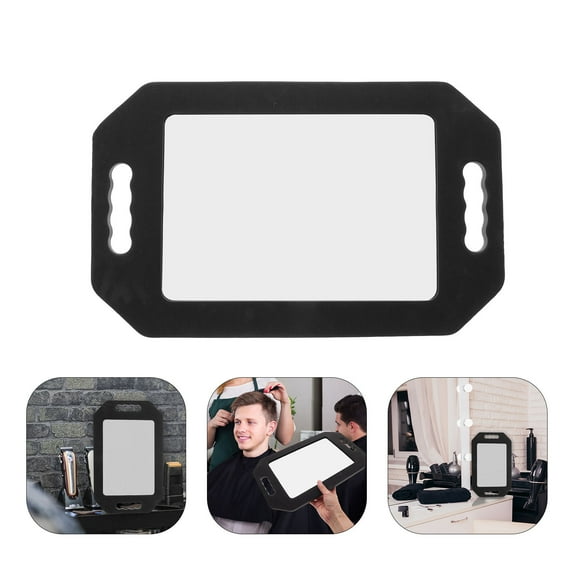 ibasenice Assorted Color Handheld Mirror with Handle High Definition Shatterproof Foam for Salon