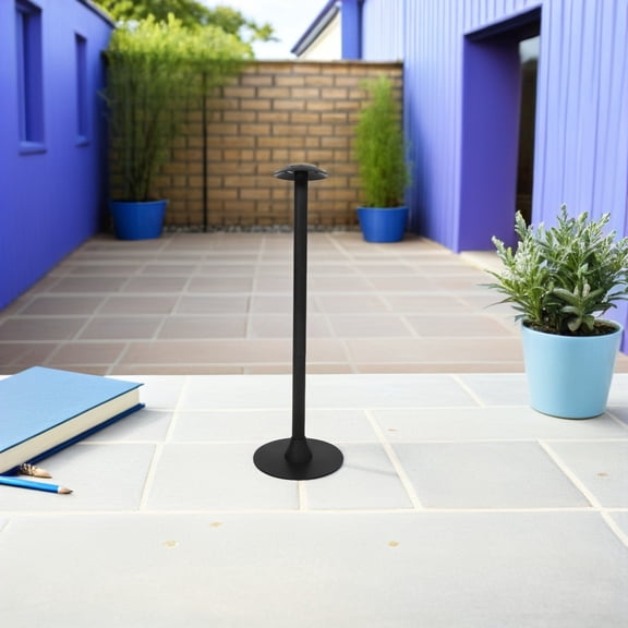 ibasenice Black Adjustable Patio Furniture Cover Support Pole for Garden Umbrellas and Deck Table Covers