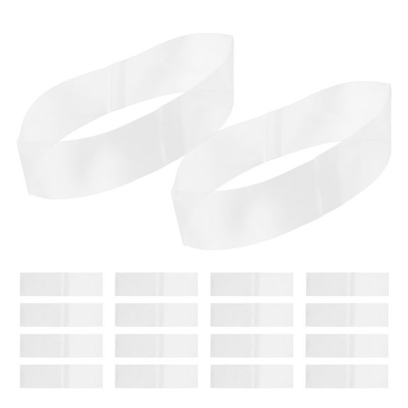 ibasenice Clear PVC Shrink Bands for Bottles and Jars Heat Shrink Wrap Seals with Professional Appearance 400pcs