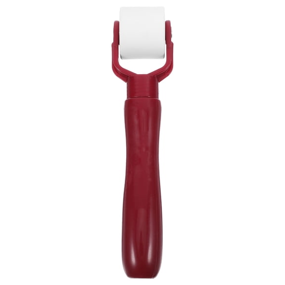 ibasenice Dark Red Wallpaper Seam Roller Tool Kit for Smooth Installation with Portable and Ergonomic Design