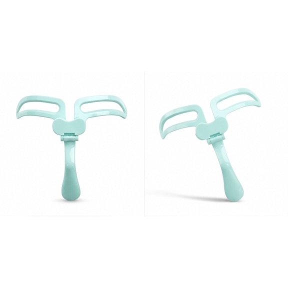 ibasenice Light Green Eyebrow Ruler, Reusable Brow Mapping Measuring Tool for Makeup Shaping, Symmetry, and Home Use
