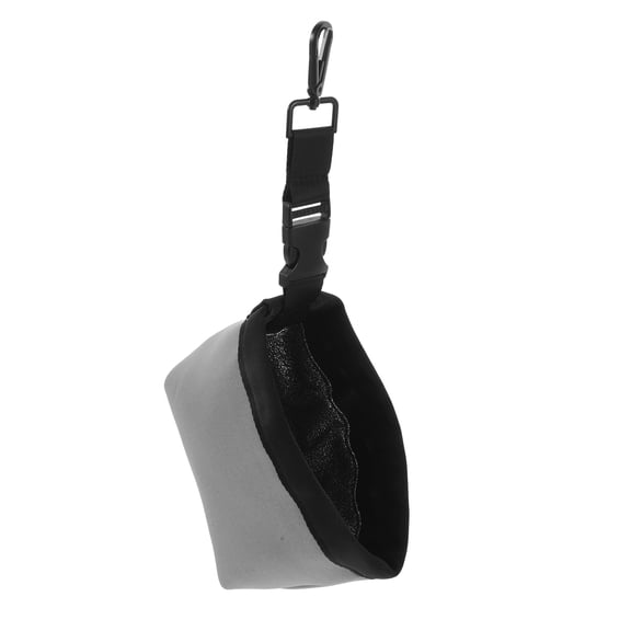 ibasenice Multifunctional Grey Golf Ball Cleaning Bag for Storage and Outdoor Sports Equipment