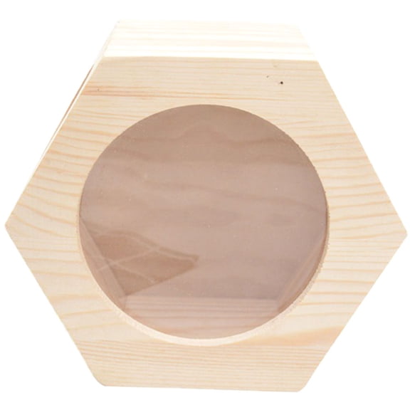 ibasenice Wooden Hamster Villa with Multi Layer Design Comfortable Beige Small Pet Hut for Rats and Hamsters